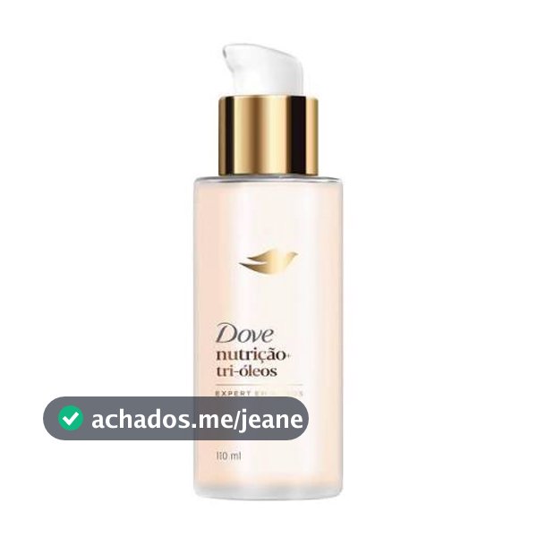 Dove Nutrição + Tri-Óleos Expert em Danos 110ml tratamento leave in