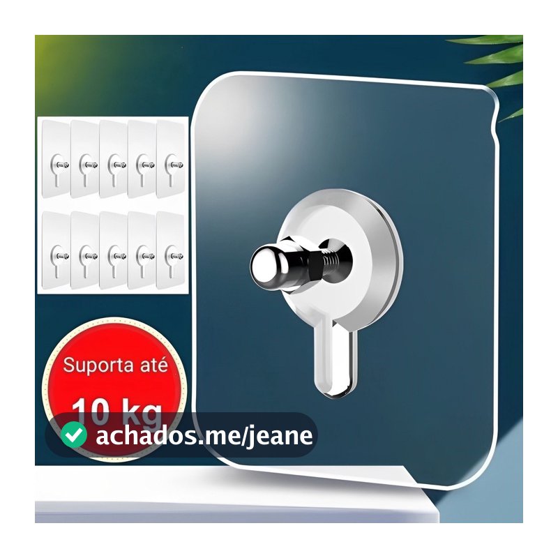 Kit 5/10 PÇS Gancho de Parede Adesivo Multiuso Para Pendurar Quadros Utensílios De Cozinha Banheiros Parafuso