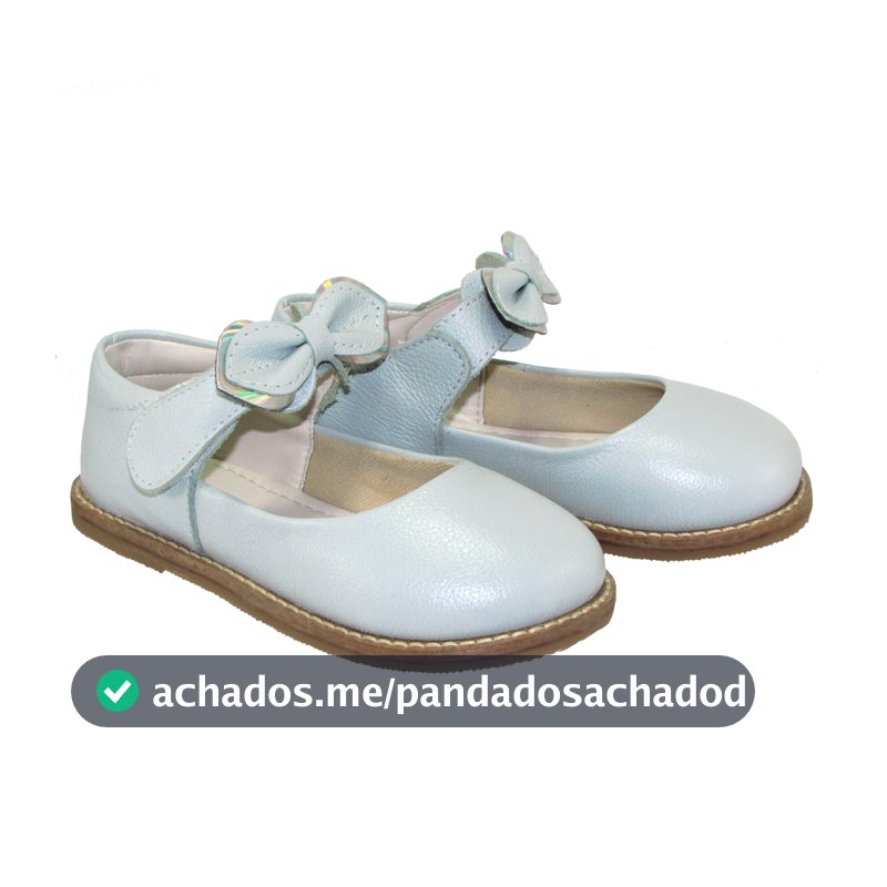Sapatilha Infantil Menina Sapato Boneca Salomé Tira Laço Neon Bico Redondo Leve Macia Confortável