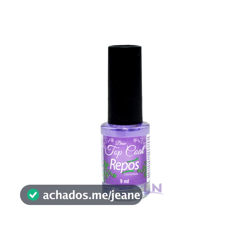 Base Top Coat Para Unhas 9ml Repos Ultra Brilho - Finalizador