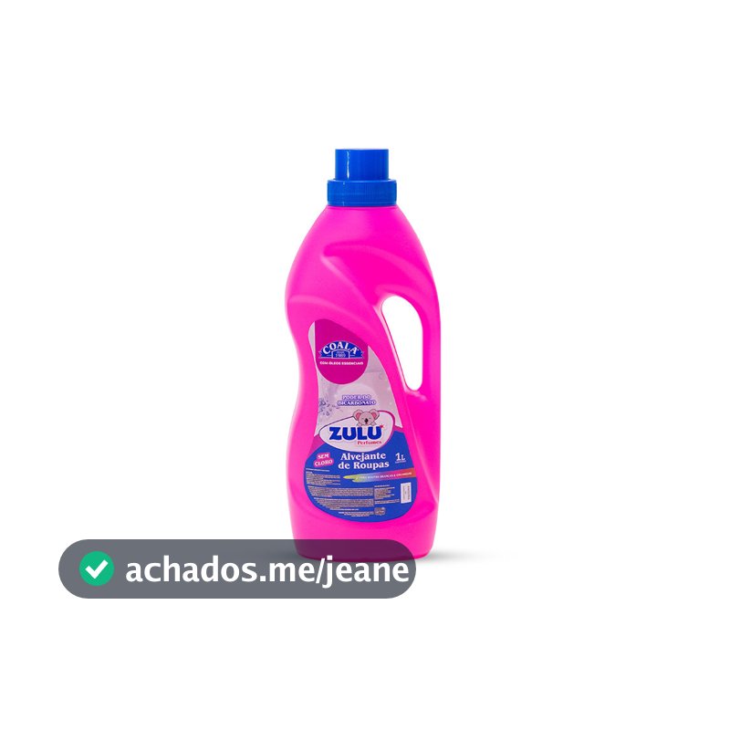 Alvejante de Roupas Zulu Perfumes + Coala 1L