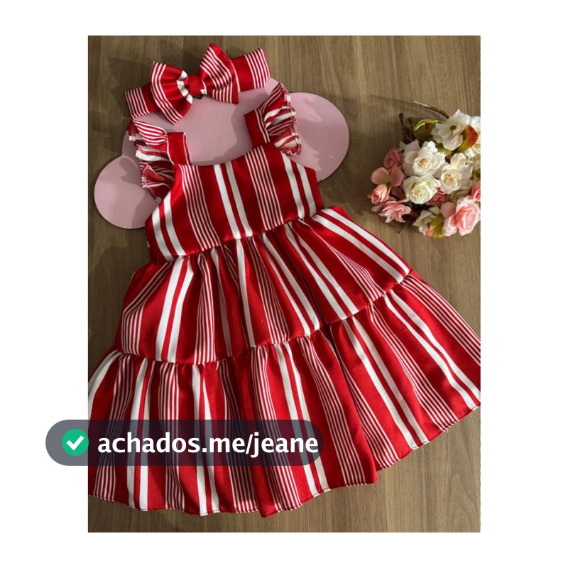 Vestido Infantil Menina infantil natal criança vermelho festa social casual Xadrez