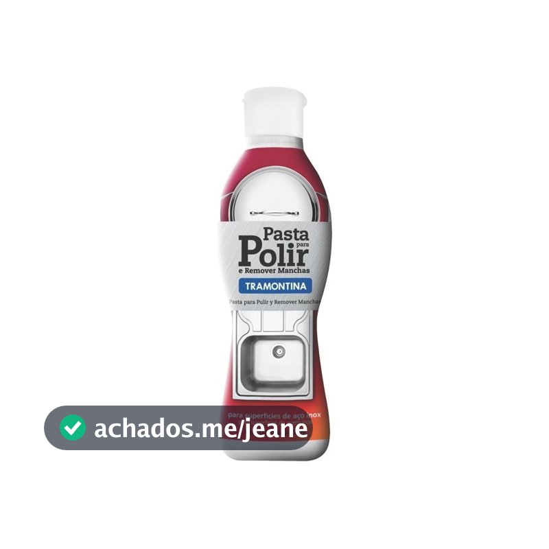 Pasta para Polir e Remover Manchas em Inox Tramontina