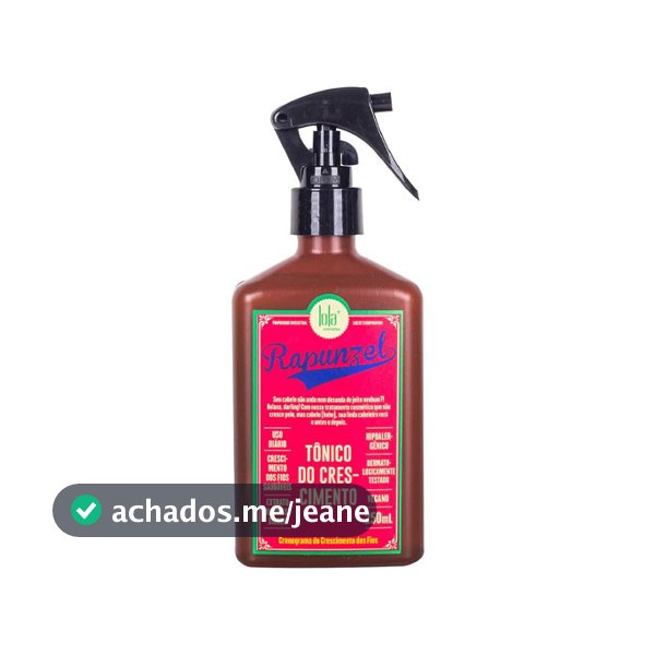 Tonico do Crescimento Lola Cosmetics Rapunzel 250ml