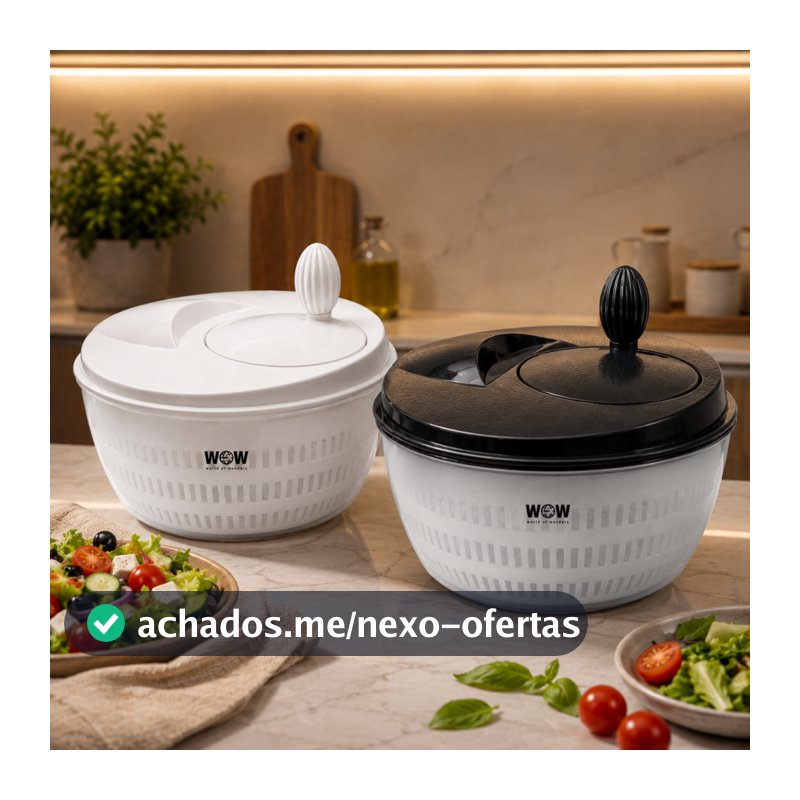 Centrífuga De Salada Secador Verduras  Manual 4 Litros