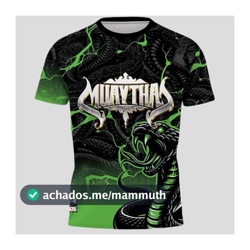 Camiseta Muaythai Luta Camisa Competidor Leve Fresca Esporte