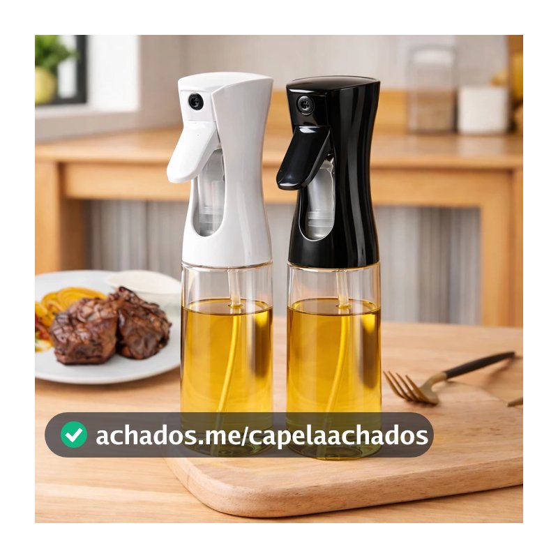 Spray Borrifador de Azeite Pulverizador automático para cozinha de vidro água Óleo Vinagre