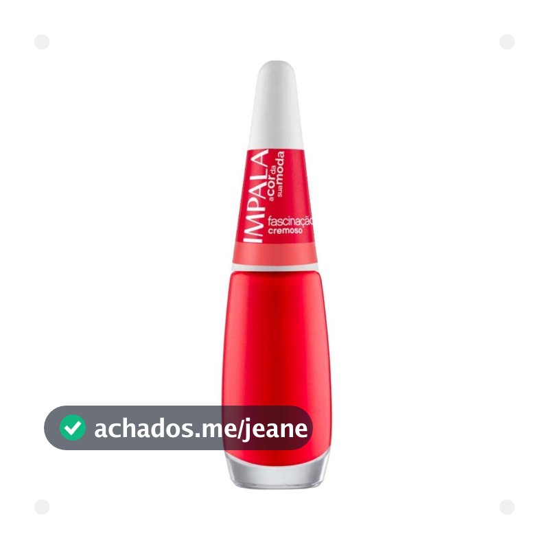 Esmalte Cremoso Impala A Cor da Sua Moda Fascinação 7,5ml