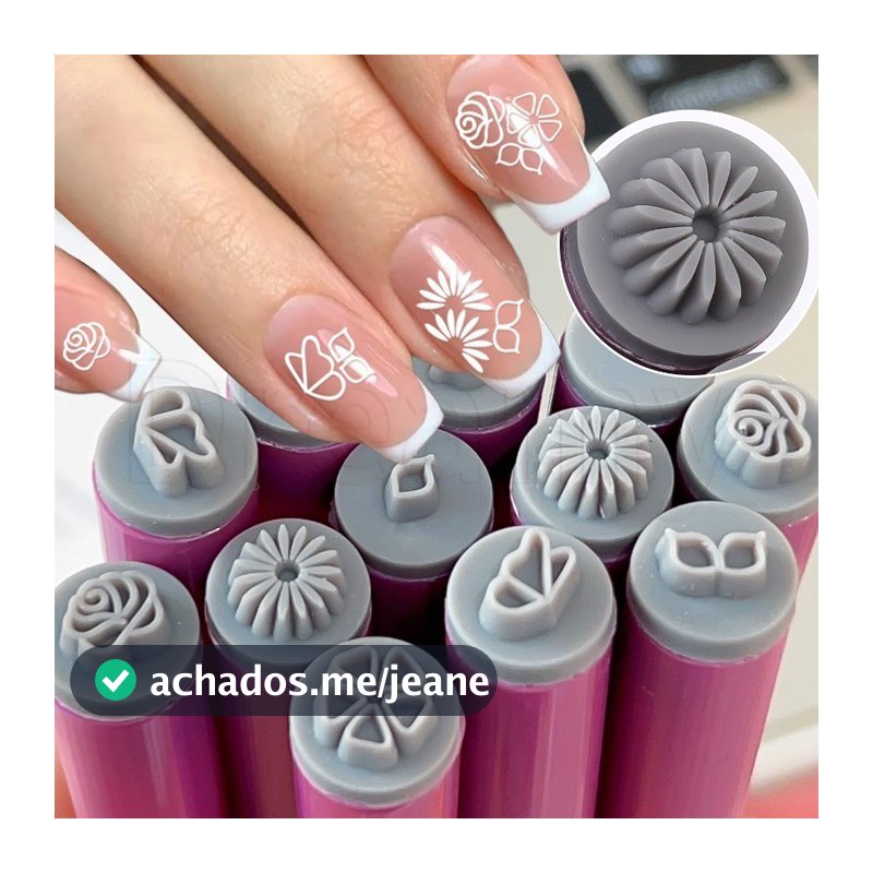 Conjunto De Canetas Para Carimbo De Arte Em Unhas De 1 A 6 Unidades-Caneta Pintura De Manicure Desenho De Graffiti De-Pl