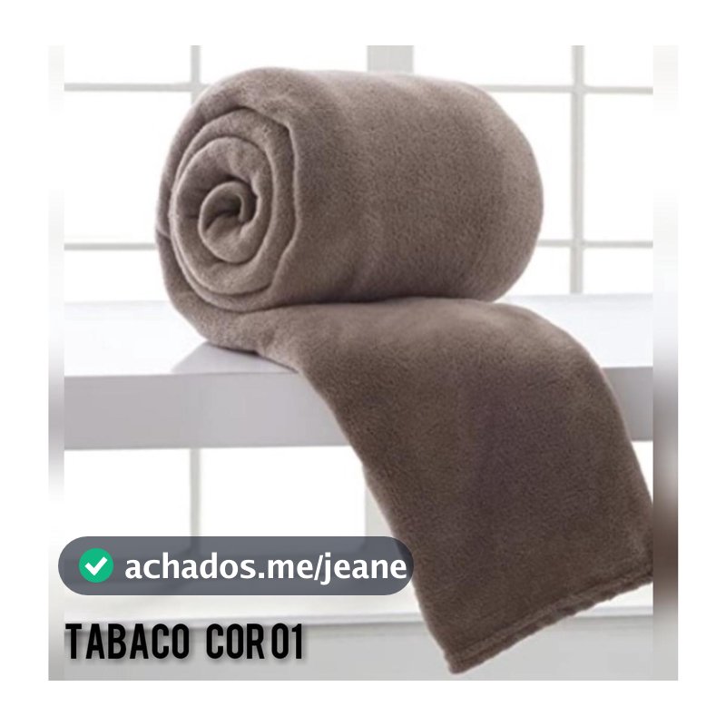 Cobertor Manta Solteiro Microfibra Cores Lisas Toque Macio