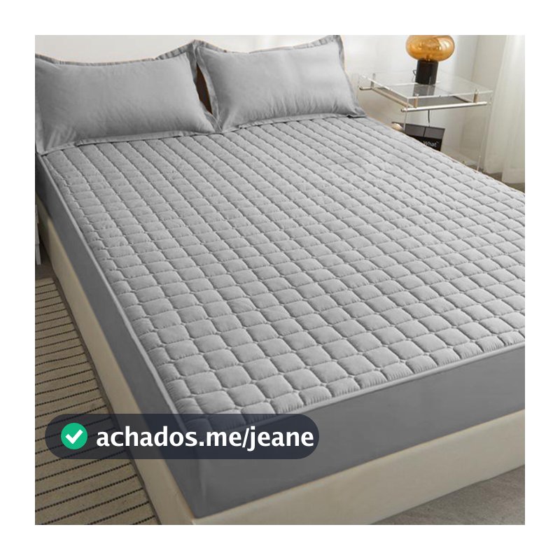 Protetor Impermeável Capa Colchão Matelada Cama Quarto Berço, Solteiro, Casal, Queen, King com Elástico