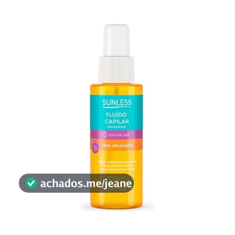 Sunless Fluído Capilar Textura Leve - 120ml