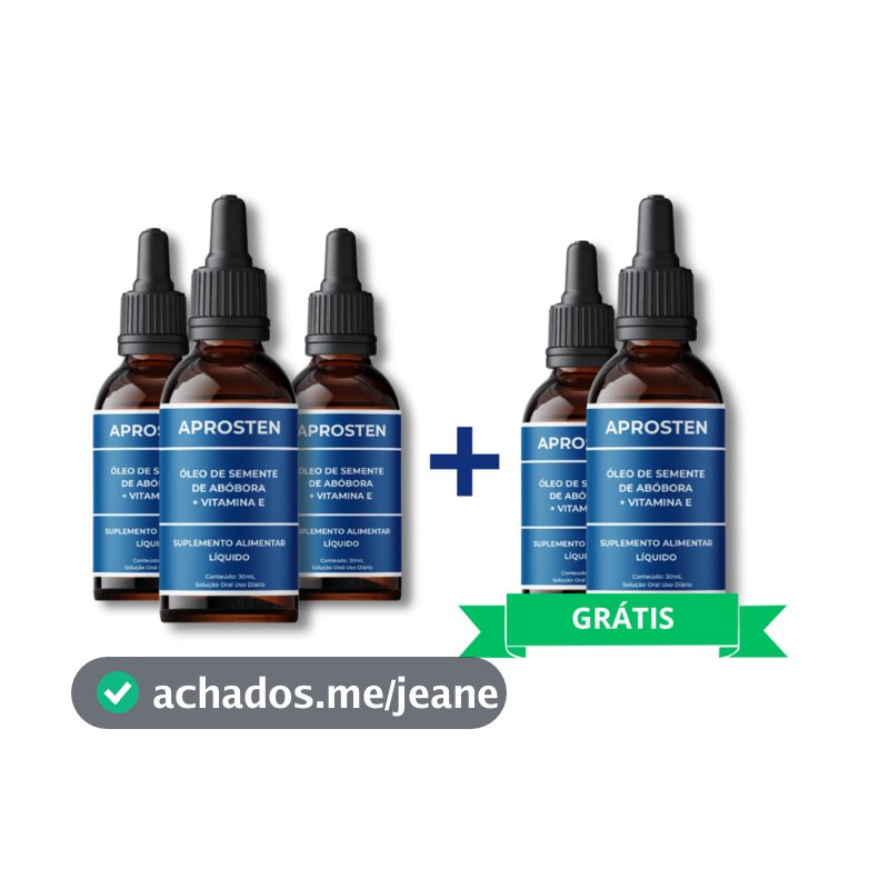 Kit 5 x Óleo de Semente de Abóbora em Gotas 100% Pura