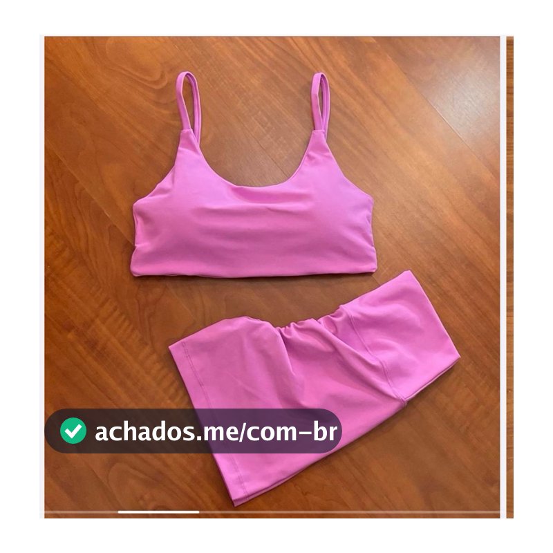 conjunto fitness de short de academia empina bumbum zero transparência tecido premium media compressão