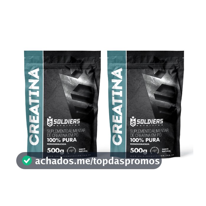 Creatina Suplemento Monohidratada em Pó - Soldiers Nutrition