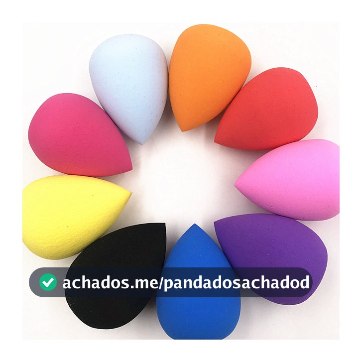 Esponja de Maquiagem Coxinha ou Amendoim – Aplicador Suave e Preciso | Cor Aleatória – SQ3307