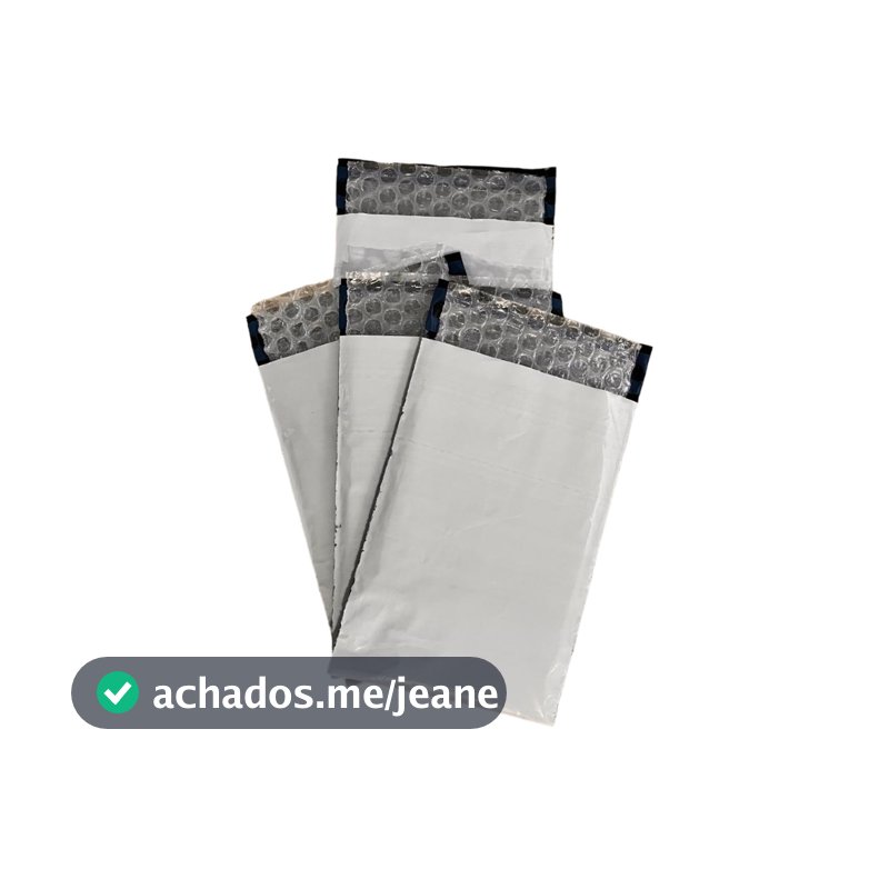 Envelope Segurança Com Plastico Bolha 12x18 100 Unidades