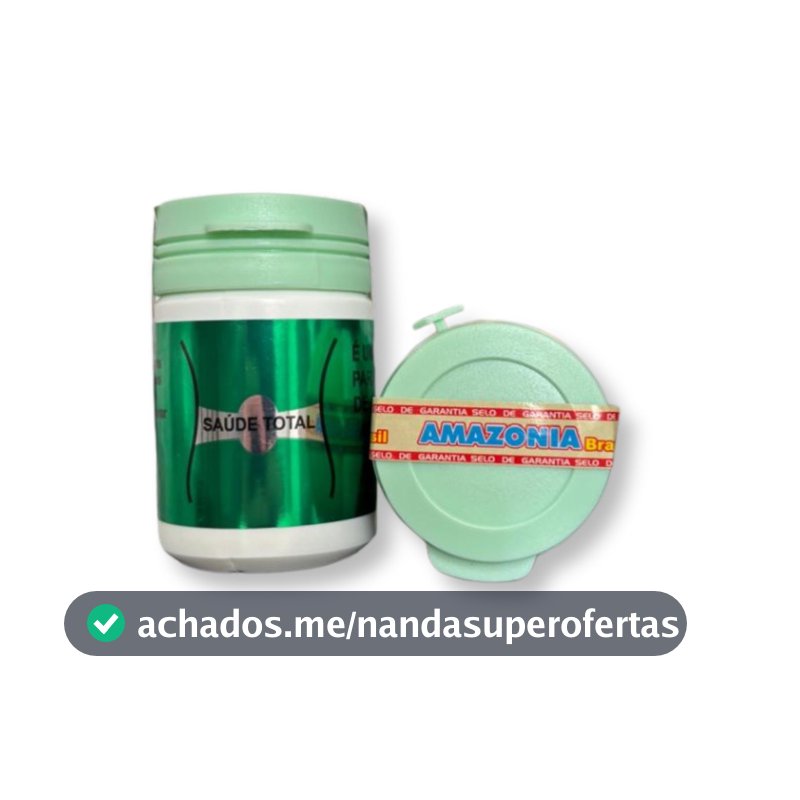 Kit 12 Frascos Saúde Total com Selo Amazônia – Produto Natural 100% Original – 15 Cápsulas