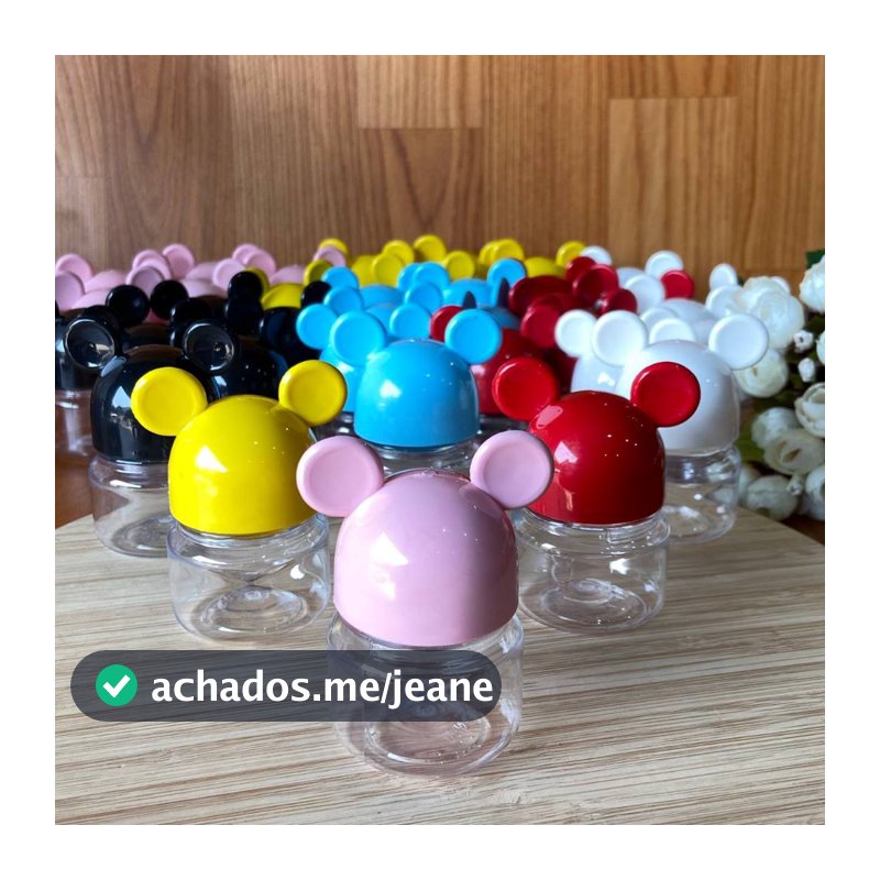 Potinho Cabeça de Ratinho com 6 Unidades Ou Mais- festa ratinha