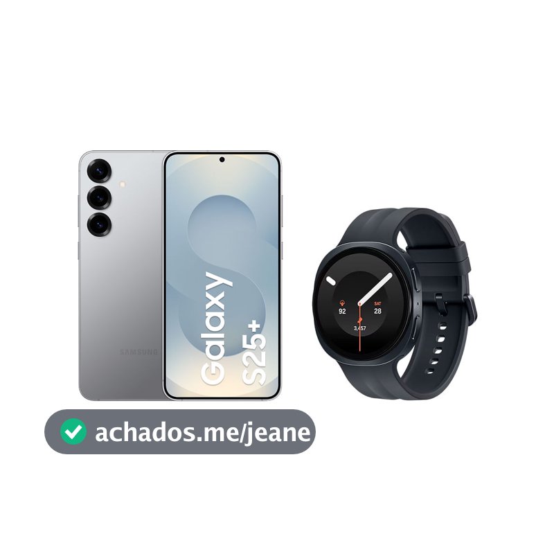 S25+ (512GB) - Prata + Watch9 BT 44 mm - Grafite