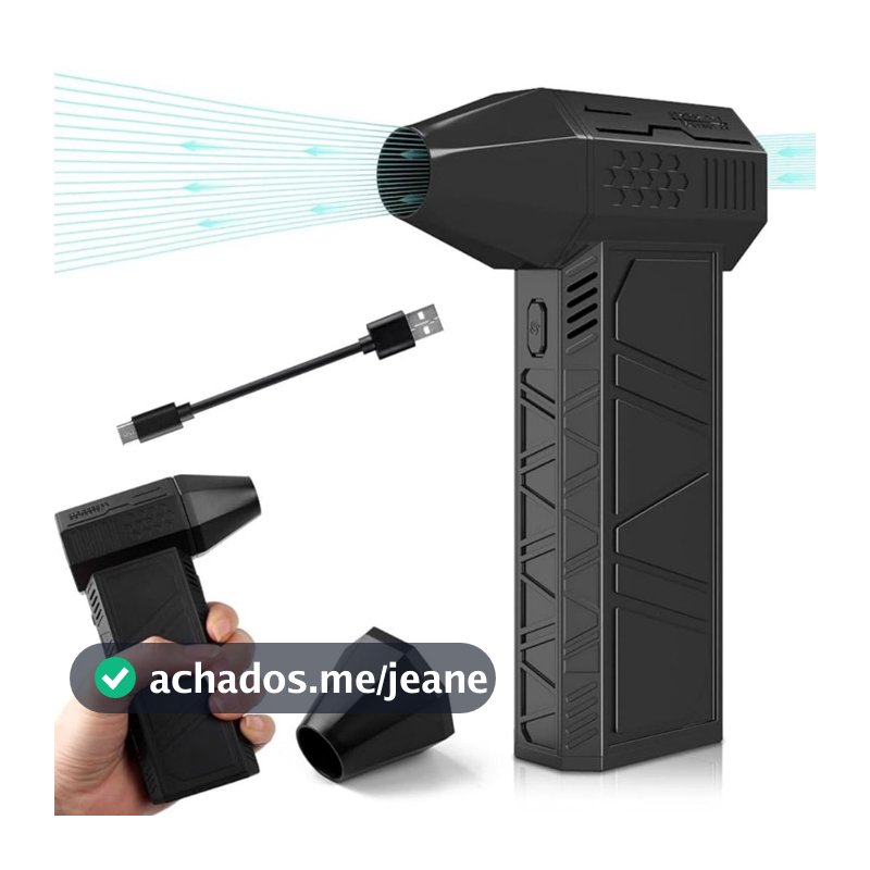 Ventilador Soprador De Ar Turbo 130000 Rpm Sem Fio Portátil
