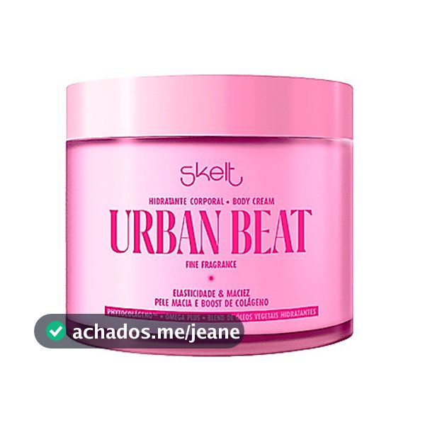 Hidratante Desodorante Corporal Skelt Urban Beat 200g - Frutas Vermelhas, Violeta