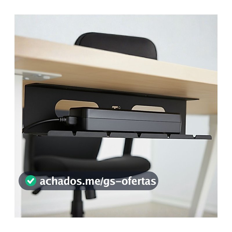 Organizador de Cabos e Fios Mesa Parede Caixa Esconder Fios Acessórios Escritório Suporte Tomada
