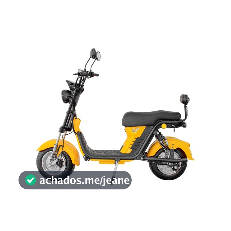 Scooter Moto Elétrica 1000W WeHawk WX-11 | Bateria de Lítio 60V 20Ah Removível