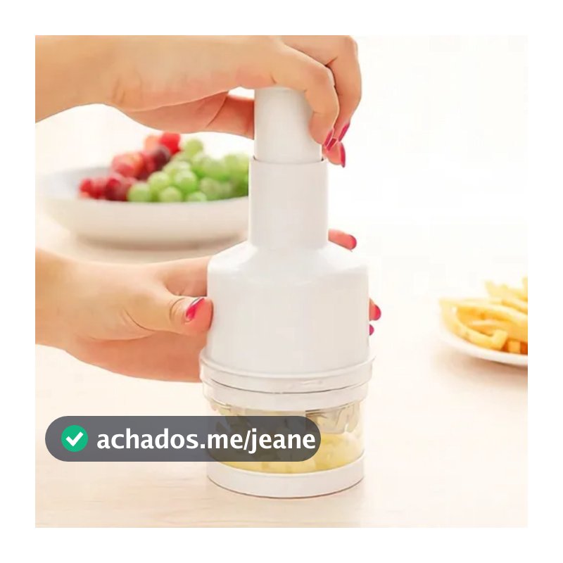 Triturador Picador  Manual  Paramount Dispenser Rápido Prático Produto Original Fácil Limpeza Seguro