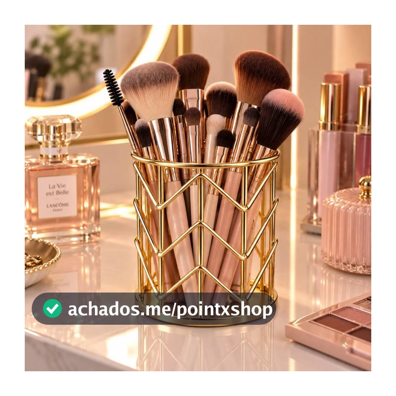 Porta-Pincéis Organizador de Maquiagem Multifuncional Portátil