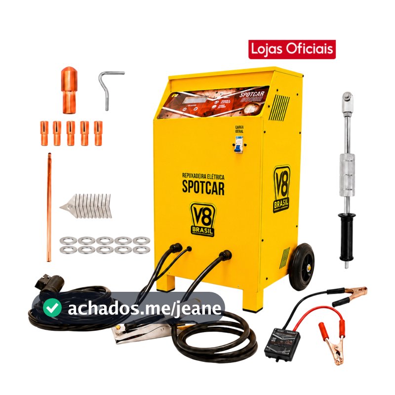 Repuxadeira Eletrica Spotter Spotcar 3000e 23kva (220v) V8 Brasil Funilaria
