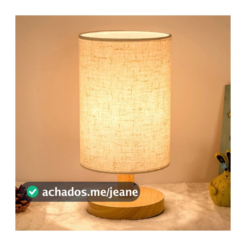 Lâmpada De Mesa De Madeira Moderna Alimentada Por USB Luz De Noite Para Iluminação Do Quarto abajur