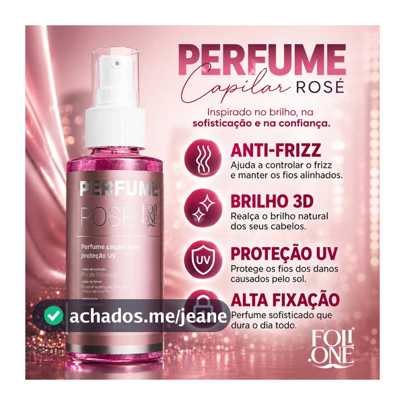 Perfume De Cabelo Feminino Fragrância Luxuosa Xo Frizz Protetor Térmico