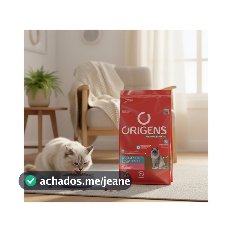 Ração Para Gatos  Origens Sênior Gato Castrado Salmão 10.1kg