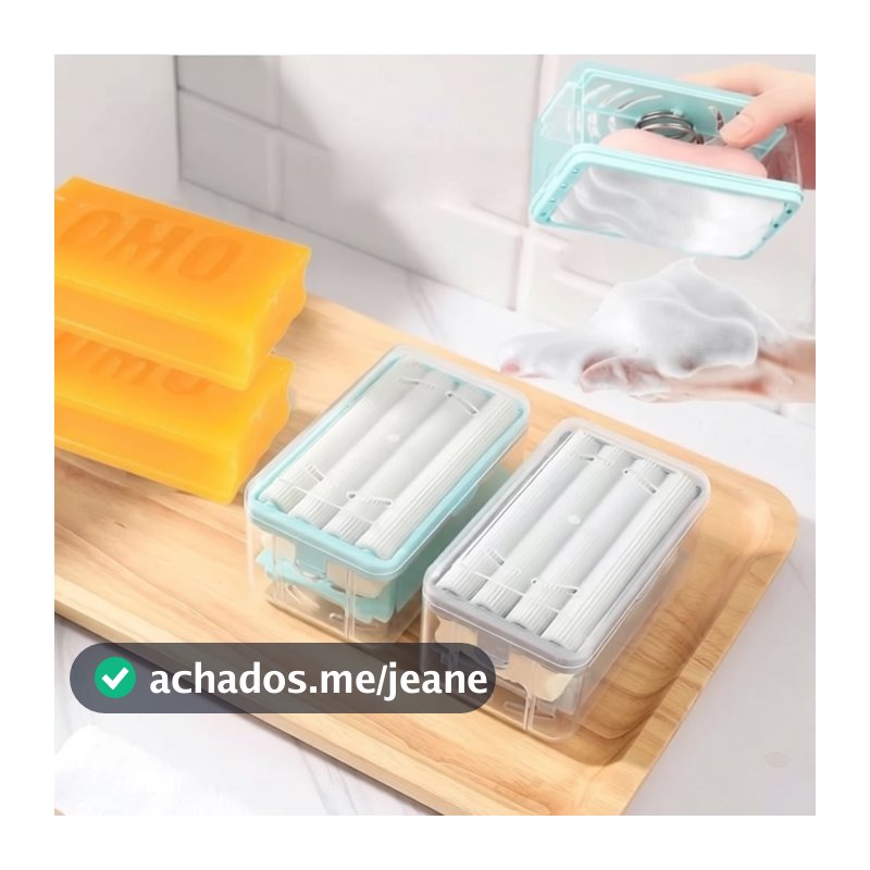 Porta Sabão em Barras Com Esfregão Suporte Escova Saboneteira Dispensador Multifuncional Portátil Com Rolos Para Esfregar
