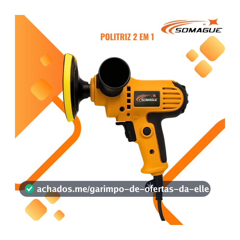 Politriz Elétrico Automotivo Mini Velocidade De Rotação 110V e 220V