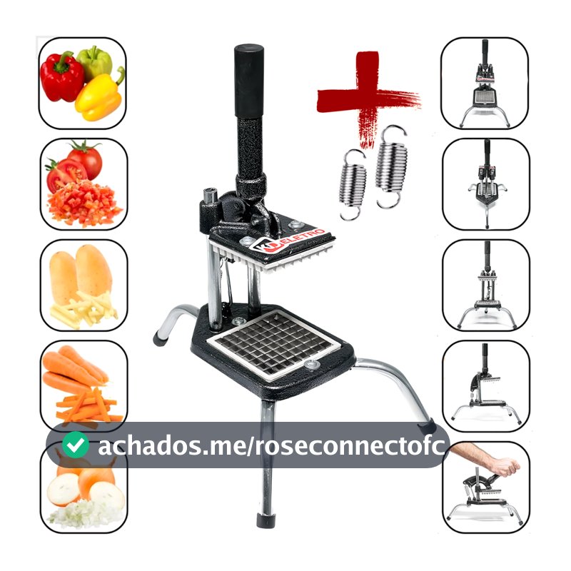 Picador Batata Palito Legumes Resistente Picador de Batatas Profissional