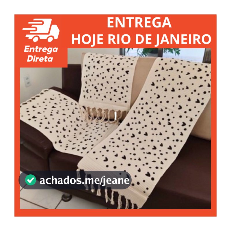 Jogo Tapete Sala Passadeira Para Cozinha Geométrica 3 Peças Tecido Grosso Algodão Grande Tear Franja