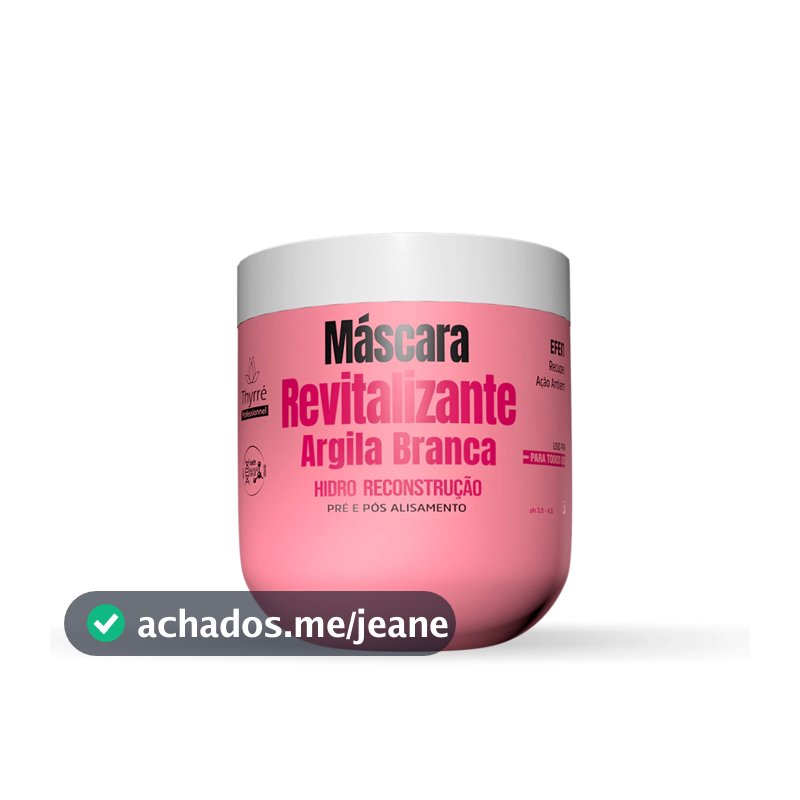 Máscara Reconstrutora capilar Revitalizante efeito teia 500g thyrre Cosméticos