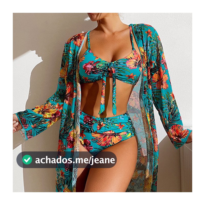 HNYHWKR Blusa e shorts de biquíni de praia com estampas, alta cintura e estilo sensual para mulheres