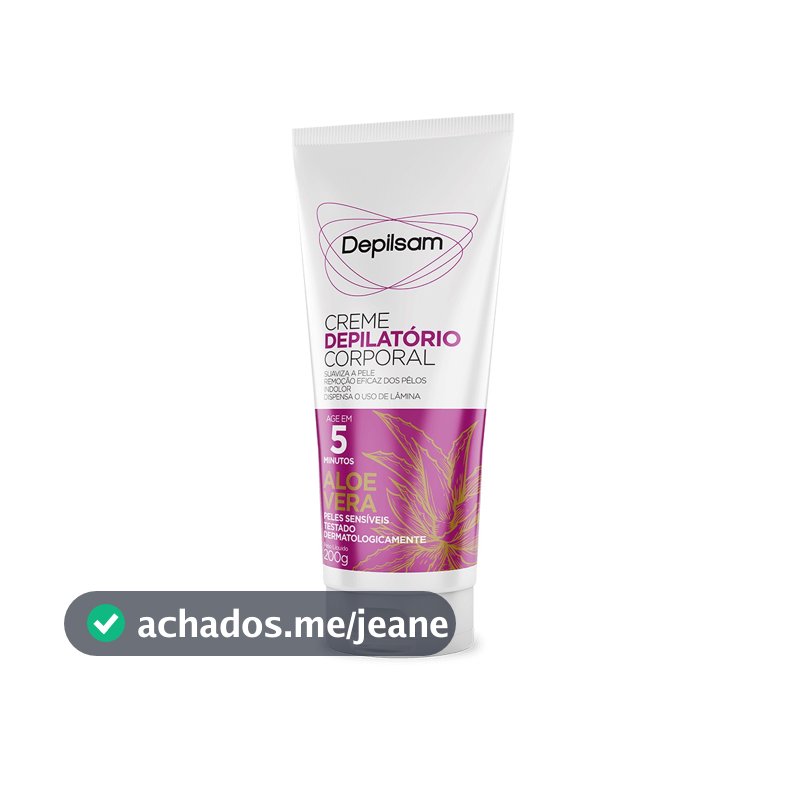 Creme Depilatório Corporal Depilsam Aloe Vera 200G