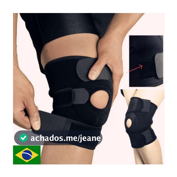 Joelheira Compressão Ortopedica Articulada Apoio Reforçado