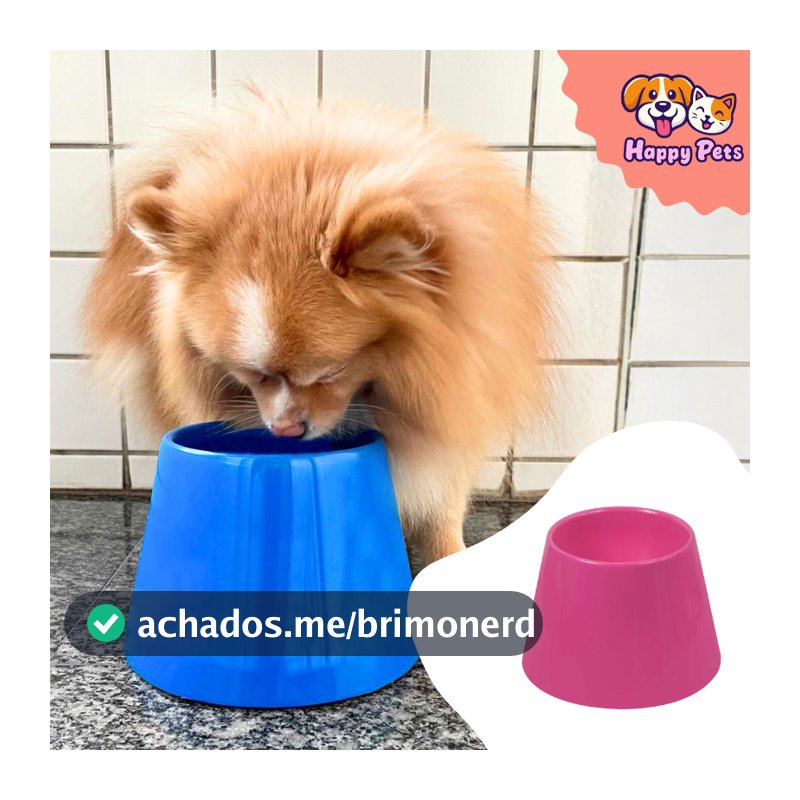 Comedouro Ou Bebedouro Da Pet Games Alto Elevado Para Cão Cachorro Confortável E Saudável