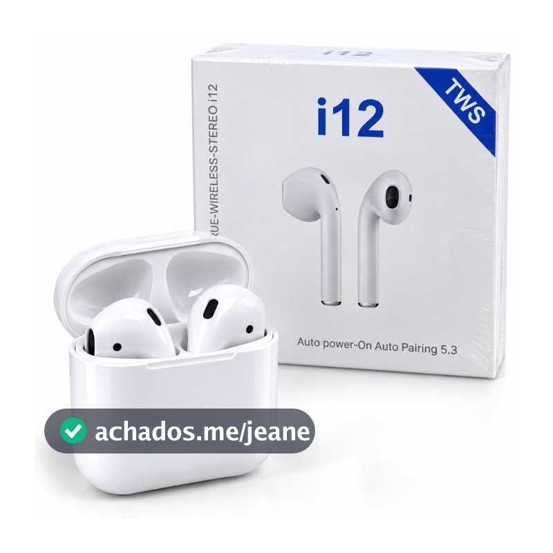 Fone De Ouvido Tws Bluetooth V5.0 Touch - I12