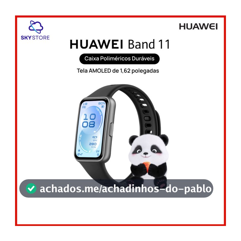 HUAWEI Band 11, Smartwatch, Relógio Digital, Monitoramento aprimorado do sono, bem-estar emocional
