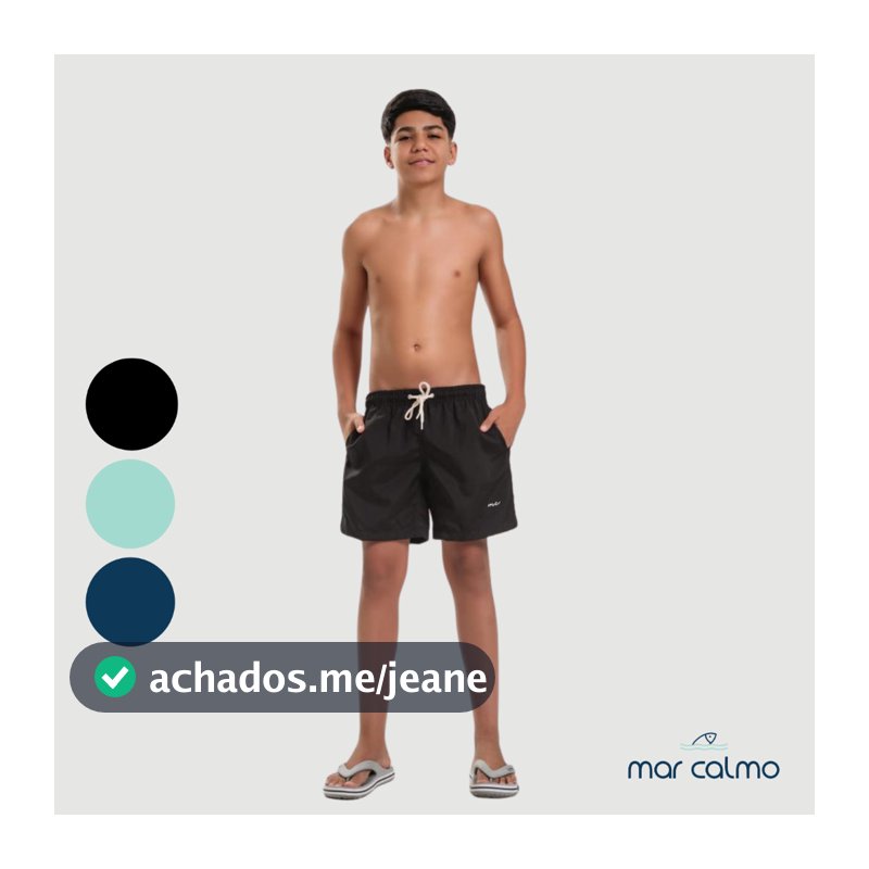 BERMUDA MAURICINHO JUVENIL MASCULINO TACTEL COM ELASTANO PREMIUM LISO CADARÇO CRU CORRIDA ACADEMIA CAMINHADA PRAIA