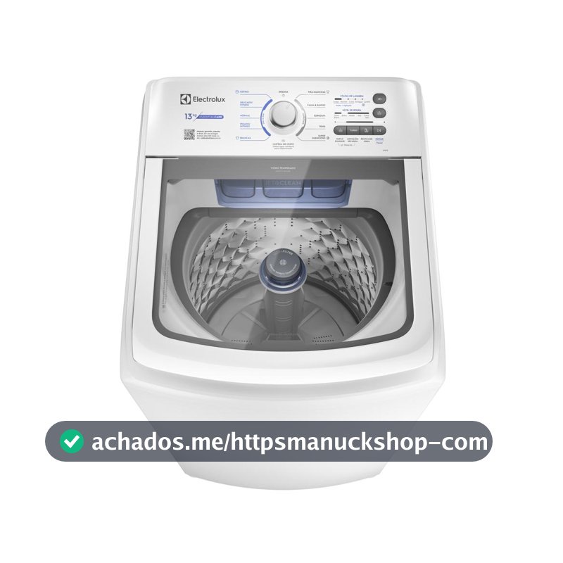 Máquina de Lavar Electrolux 13kg Branca Essential Care com Cesto Inox e Jet&Clean (LED13)