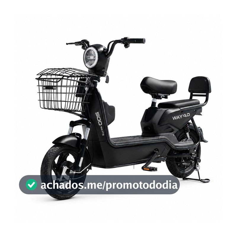 Bicicleta Elétrica Scooter Mova Way 4.0 500w 48v Lítio