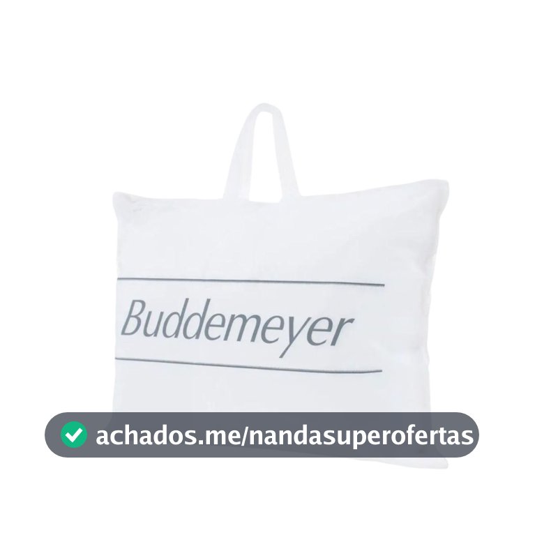 Travesseiro Toque De Pluma Buddemeyer 50x70cm Algodão Cetim 233 Fios Branco Não Alergico