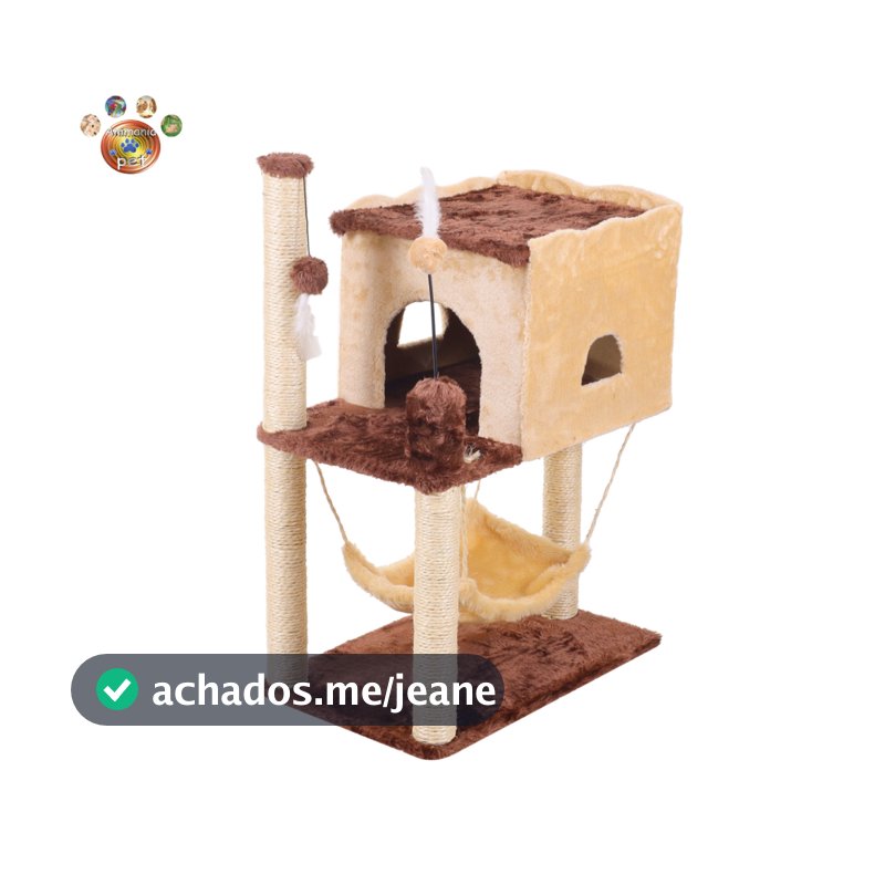 Arranhador para gatos  casa teto-reto (LANÇAMENTO)